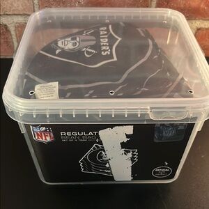 NFL Raiders Bean Bag Set Regulation Weight Set of 4